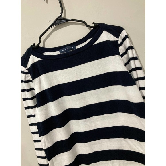 Tommy Hilfiger pullover long sleeve nautical crew neck sweater size large - Picture 4 of 5